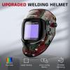image:imageARCCAPTAIN Welding Helmet Auto Darkening 394X366 Large Viewing Screen True Color Welding Hood with 4 Arc Sensor Solar Powered Wide Shade 4559913 for ARC TIG MIG Welding Helmets for MenHSHG999A