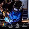 image:imageARCCAPTAIN Welding Helmet Auto Darkening 394X366 Large Viewing Screen True Color Welding Hood with 4 Arc Sensor Solar Powered Wide Shade 4559913 for ARC TIG MIG Welding Helmets for MenHSHG999Glossy
