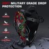 image:imageARCCAPTAIN Welding Helmet Auto Darkening 394X366 Large Viewing Screen True Color Welding Hood with 4 Arc Sensor Solar Powered Wide Shade 4559913 for ARC TIG MIG Welding Helmets for MenHSHG999A