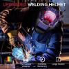 image:imageARCCAPTAIN Welding Helmet Auto Darkening 394X366 Large Viewing Screen True Color Welding Hood with 4 Arc Sensor Solar Powered Wide Shade 4559913 for ARC TIG MIG Welding Helmets for MenHSHG999PB