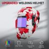 image:imageARCCAPTAIN Welding Helmet Auto Darkening 394X366 Large Viewing Screen True Color Welding Hood with 4 Arc Sensor Solar Powered Wide Shade 4559913 for ARC TIG MIG Welding Helmets for MenHSHG999ML