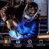 image:imageARCCAPTAIN Welding Helmet Auto Darkening 394X366 Large Viewing Screen True Color Welding Hood with 4 Arc Sensor Solar Powered Wide Shade 4559913 for ARC TIG MIG Welding Helmets for MenHSHG999Hunter