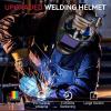 image:imageARCCAPTAIN Welding Helmet Auto Darkening 394X366 Large Viewing Screen True Color Welding Hood with 4 Arc Sensor Solar Powered Wide Shade 4559913 for ARC TIG MIG Welding Helmets for MenHSHG999Joker