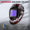 image:imageARCCAPTAIN Welding Helmet Auto Darkening 394X366 Large Viewing Screen True Color Welding Hood with 4 Arc Sensor Solar Powered Wide Shade 4559913 for ARC TIG MIG Welding Helmets for MenHSHG999B