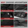 image:imageARCCAPTAIN Welding Jacket 11oz Flame Resistant FR Cotton Welding Jackets for Men and WomenBlack