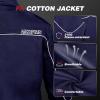 image:imageARCCAPTAIN Welding Jacket 11oz Flame Resistant FR Cotton Welding Jackets for Men and WomenDark Blue