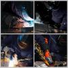 image:imageARCCAPTAIN Welding Jacket 11oz Flame Resistant FR Cotton Welding Jackets for Men and WomenNavy Blue