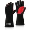 image:imageARCCAPTAIN Leather Forge Welding Gloves HeatFire Resistant 16 inches Gloves for StickMigTigForgeBBQGrillFireplaceWood StoveFurnaceOvenPotBlack
