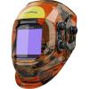image:imageARCCAPTAIN Welding Helmet Auto Darkening 394X366 Large Viewing Screen True Color Welding Hood with 4 Arc Sensor Solar Powered Wide Shade 4559913 for ARC TIG MIG Welding Helmets for MenHSHG999Denim