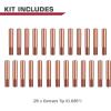 image:imageARCCAPTAIN MIG Welding Contact Tips 1130 0030 Welding Tips for Lincoln 100L 25pcs for Lincoln Tweco MIG Guns 100L Mini25pcs Welding Tips 1135 035