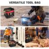 image:imageARCCAPTAIN Tool Bag Large 16inch Tool Bags for Men Tool Organizer for Electrician Craftsman Welding Tool Storage Bag Heavy Duty with Wide Mouth and Waterproof