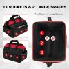 image:imageARCCAPTAIN Tool Bag Large 16inch Tool Bags for Men Tool Organizer for Electrician Craftsman Welding Tool Storage Bag Heavy Duty with Wide Mouth and Waterproof