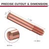 image:imageARCCAPTAIN for Miller Millermatic M100150 Welder Part 035 Contact Tip Nozzle Diffuser MIG Welding Gun Accessory Kit for Miller Millermatic M100150 Hobart H910 035 MIG Gun Accessory Kit25pcs Welding Tips 000067 030