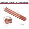 image:imageARCCAPTAIN for Miller Millermatic M100150 Welder Part 035 Contact Tip Nozzle Diffuser MIG Welding Gun Accessory Kit for Miller Millermatic M100150 Hobart H910 035 MIG Gun Accessory Kit25pcs Welding Tips 000068 035