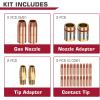 image:imageARCCAPTAIN for Miller Millermatic M100150 Welder Part 035 Contact Tip Nozzle Diffuser MIG Welding Gun Accessory Kit for Miller Millermatic M100150 Hobart H910 035 MIG Gun Accessory KitM2540 Accessory Kit 035
