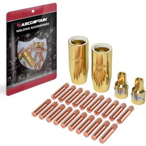 image:imageARCCAPTAIN for Miller Millermatic M100150 Welder Part 035 Contact Tip Nozzle Diffuser MIG Welding Gun Accessory Kit for Miller Millermatic M100150 Hobart H910 035 MIG Gun Accessory KitMiller M100 030