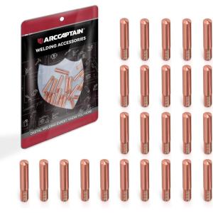 image:imageARCCAPTAIN for Miller Millermatic M100150 Welder Part 035 Contact Tip Nozzle Diffuser MIG Welding Gun Accessory Kit for Miller Millermatic M100150 Hobart H910 035 MIG Gun Accessory Kit25pcs Welding Tips 000068 035