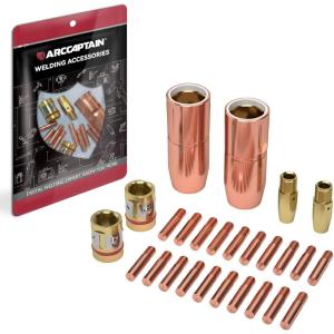 image:imageARCCAPTAIN for Miller Millermatic M100150 Welder Part 035 Contact Tip Nozzle Diffuser MIG Welding Gun Accessory Kit for Miller Millermatic M100150 Hobart H910 035 MIG Gun Accessory KitM2540 Accessory Kit 035