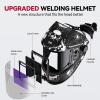 image:imageARCCAPTAIN 394X366 Welding Helmet Auto Darkening 1111 Top Optical Clarity Large Viewing Screen Solar Power Welding Hood with 4 Arc Sensor Wide Shade 4559913 for TIG MIG ARC Welding CutLY800JIW