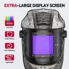 image:imageARCCAPTAIN 394X366 Welding Helmet Auto Darkening 1111 Top Optical Clarity Large Viewing Screen Solar Power Welding Hood with 4 Arc Sensor Wide Shade 4559913 for TIG MIG ARC Welding CutLY800JMR