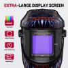 image:imageARCCAPTAIN 394X366 Welding Helmet Auto Darkening 1111 Top Optical Clarity Large Viewing Screen Solar Power Welding Hood with 4 Arc Sensor Wide Shade 4559913 for TIG MIG ARC Welding CutLY800JVL