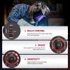 image:imageARCCAPTAIN 394X366 Welding Helmet Auto Darkening 1111 Top Optical Clarity Large Viewing Screen Solar Power Welding Hood with 4 Arc Sensor Wide Shade 4559913 for TIG MIG ARC Welding CutLY800JMR