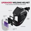 image:imageARCCAPTAIN 394X366 Welding Helmet Auto Darkening 1111 Top Optical Clarity Large Viewing Screen Solar Power Welding Hood with 4 Arc Sensor Wide Shade 4559913 for TIG MIG ARC Welding CutLY800JGB
