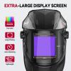 image:imageARCCAPTAIN 394X366 Welding Helmet Auto Darkening 1111 Top Optical Clarity Large Viewing Screen Solar Power Welding Hood with 4 Arc Sensor Wide Shade 4559913 for TIG MIG ARC Welding CutLY800JGL