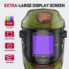 image:imageARCCAPTAIN 394X366 Welding Helmet Auto Darkening 1111 Top Optical Clarity Large Viewing Screen Solar Power Welding Hood with 4 Arc Sensor Wide Shade 4559913 for TIG MIG ARC Welding CutLY800JSH