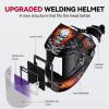image:imageARCCAPTAIN 394X366 Welding Helmet Auto Darkening 1111 Top Optical Clarity Large Viewing Screen Solar Power Welding Hood with 4 Arc Sensor Wide Shade 4559913 for TIG MIG ARC Welding CutLY800JSK
