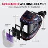image:imageARCCAPTAIN 394X366 Welding Helmet Auto Darkening 1111 Top Optical Clarity Large Viewing Screen Solar Power Welding Hood with 4 Arc Sensor Wide Shade 4559913 for TIG MIG ARC Welding CutLY800JVL