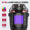 image:imageARCCAPTAIN 394X366 Welding Helmet Auto Darkening 1111 Top Optical Clarity Large Viewing Screen Solar Power Welding Hood with 4 Arc Sensor Wide Shade 4559913 for TIG MIG ARC Welding CutLY800JAR