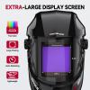 image:imageARCCAPTAIN 394X366 Welding Helmet Auto Darkening 1111 Top Optical Clarity Large Viewing Screen Solar Power Welding Hood with 4 Arc Sensor Wide Shade 4559913 for TIG MIG ARC Welding CutLY800JGB