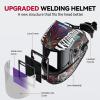 image:imageARCCAPTAIN 394X366 Welding Helmet Auto Darkening 1111 Top Optical Clarity Large Viewing Screen Solar Power Welding Hood with 4 Arc Sensor Wide Shade 4559913 for TIG MIG ARC Welding CutLY800JBR