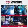 image:imageARCCAPTAIN 394X366 Welding Helmet Auto Darkening 1111 Top Optical Clarity Large Viewing Screen Solar Power Welding Hood with 4 Arc Sensor Wide Shade 4559913 for TIG MIG ARC Welding CutLY800JBK