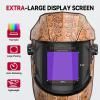 image:imageARCCAPTAIN 394X366 Welding Helmet Auto Darkening 1111 Top Optical Clarity Large Viewing Screen Solar Power Welding Hood with 4 Arc Sensor Wide Shade 4559913 for TIG MIG ARC Welding CutLY800JWC