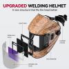 image:imageARCCAPTAIN 394X366 Welding Helmet Auto Darkening 1111 Top Optical Clarity Large Viewing Screen Solar Power Welding Hood with 4 Arc Sensor Wide Shade 4559913 for TIG MIG ARC Welding CutLY800JWC