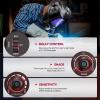 image:imageARCCAPTAIN Auto Darkening Welding Helmet with Side View 180 Panoramic View 1111 True Color Large Viewing Welding Hood with 4 Arc Sensor Solar Powered Wide Shade 459913 for TIG MIG ARC CutLY800JsGL