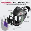 image:imageARCCAPTAIN Auto Darkening Welding Helmet with Side View 180 Panoramic View 1111 True Color Large Viewing Welding Hood with 4 Arc Sensor Solar Powered Wide Shade 459913 for TIG MIG ARC CutLY800JsGL