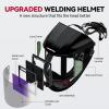 image:imageARCCAPTAIN Auto Darkening Welding Helmet with Side View 180 Panoramic View 1111 True Color Large Viewing Welding Hood with 4 Arc Sensor Solar Powered Wide Shade 459913 for TIG MIG ARC CutLY800JsGB