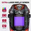 image:imageARCCAPTAIN Auto Darkening Welding Helmet with Side View 180 Panoramic View 1111 True Color Large Viewing Welding Hood with 4 Arc Sensor Solar Powered Wide Shade 459913 for TIG MIG ARC CutLY800JsSK