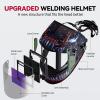 image:imageARCCAPTAIN Auto Darkening Welding Helmet with Side View 180 Panoramic View 1111 True Color Large Viewing Welding Hood with 4 Arc Sensor Solar Powered Wide Shade 459913 for TIG MIG ARC CutLY800JsVL