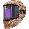 image:imageARCCAPTAIN Auto Darkening Welding Helmet with Side View 180 Panoramic View 1111 True Color Large Viewing Welding Hood with 4 Arc Sensor Solar Powered Wide Shade 459913 for TIG MIG ARC CutLY800JsWC