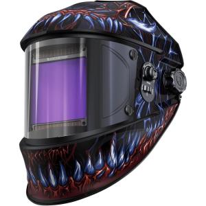 image:imageARCCAPTAIN 394X366 Welding Helmet Auto Darkening 1111 Top Optical Clarity Large Viewing Screen Solar Power Welding Hood with 4 Arc Sensor Wide Shade 4559913 for TIG MIG ARC Welding CutLY800JVL