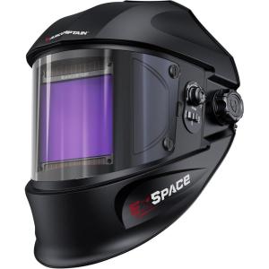 image:imageARCCAPTAIN 394X366 Welding Helmet Auto Darkening 1111 Top Optical Clarity Large Viewing Screen Solar Power Welding Hood with 4 Arc Sensor Wide Shade 4559913 for TIG MIG ARC Welding CutLY800JBK