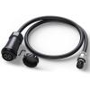 image:imageARCCAPTAIN 4 Pin Female to 5 Pin Female Aviation Panel Connector Adapter Cable Use with 4Pin Spool Gun amp MIG205PRO MIG205MP