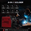 image:imageARCCAPTAIN 250A MIG Welder with Pulse MIG250DP 110V 220V DoubleSingle Pulse MIGGas MIGGasless Flux MIGMMA StickLift TIGSpot WeldingSpool Gun Aluminum Welding Machine 8 in 1 Welder Machine