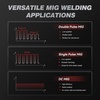 image:imageARCCAPTAIN 250A MIG Welder with Pulse MIG250DP 110V 220V DoubleSingle Pulse MIGGas MIGGasless Flux MIGMMA StickLift TIGSpot WeldingSpool Gun Aluminum Welding Machine 8 in 1 Welder Machine