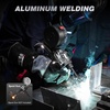 image:imageARCCAPTAIN Pulse MIG Welder 200A 7 In 1 Pulse MIGGas MIGFlux Core MIGStickLift TIGSpot WeldingSpool Gun 110V 220V Aluminum Welding Thin Sheet Metal Welding Machine with LED Digital DisplayMIG Welder 200A with Pulse