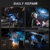 image:imageARCCAPTAIN Pulse MIG Welder 200A 7 In 1 Pulse MIGGas MIGFlux Core MIGStickLift TIGSpot WeldingSpool Gun 110V 220V Aluminum Welding Thin Sheet Metal Welding Machine with LED Digital DisplayMIG Welder 200A with Pulse